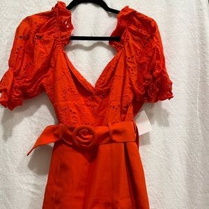 Orange romper